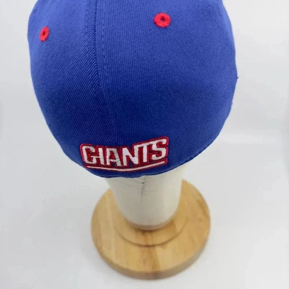 NEW '47 Contender New York Giants Baseball Cap Stretch Fit Blue Red Mens OSFA - Picture 3 of 7